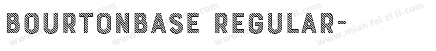 BourtonBase Regular字体转换